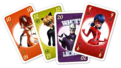 Winning Moves- WHOT-Miraculous Ladybug Juego de cartas, Color, NEU/L (WIN11682) , color/modelo surtido