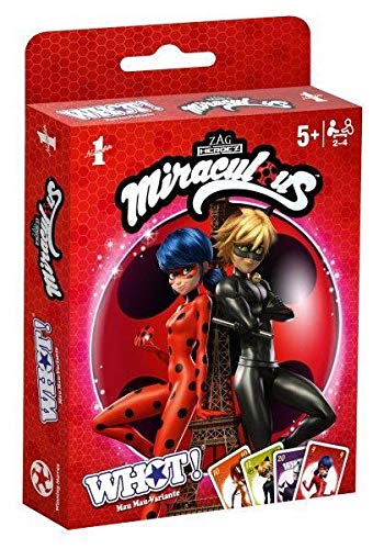 Winning Moves- WHOT-Miraculous Ladybug Juego de cartas, Color, NEU/L (WIN11682) , color/modelo surtido