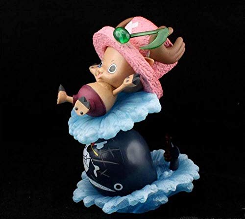 WMYATING Realista y Divertido 17cm Fuente de Dibujos Animados Tony Chopper Laboon Ver Figura de acción Anime Zero One Piece PVC Colección Modelo Linda Muñeca