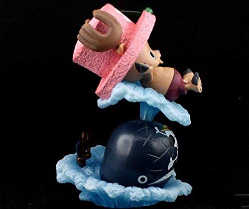 WMYATING Realista y Divertido 17cm Fuente de Dibujos Animados Tony Chopper Laboon Ver Figura de acción Anime Zero One Piece PVC Colección Modelo Linda Muñeca