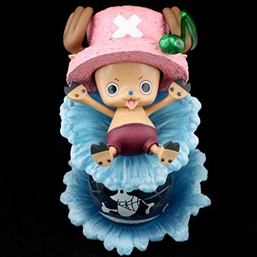 WMYATING Realista y Divertido 17cm Fuente de Dibujos Animados Tony Chopper Laboon Ver Figura de acción Anime Zero One Piece PVC Colección Modelo Linda Muñeca