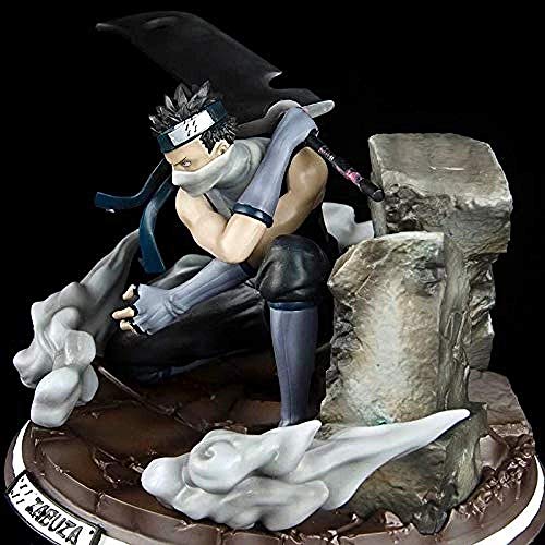 WMYATING Realista y Divertido Anime Naruto Shinobi Misty Ghost PVC Anime Dibujos Animados Personaje Conjunto Modelo Estatua Juguete 20cm