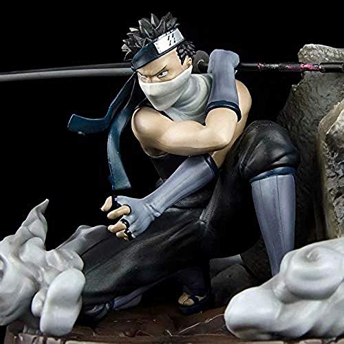 WMYATING Realista y Divertido Anime Naruto Shinobi Misty Ghost PVC Anime Dibujos Animados Personaje Conjunto Modelo Estatua Juguete 20cm