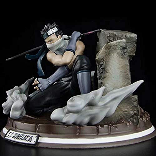 WMYATING Realista y Divertido Anime Naruto Shinobi Misty Ghost PVC Anime Dibujos Animados Personaje Conjunto Modelo Estatua Juguete 20cm