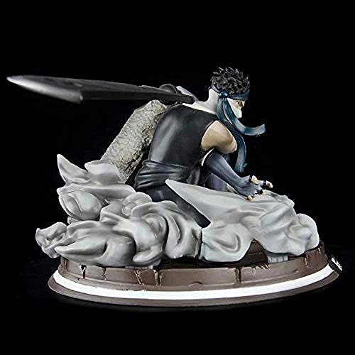 WMYATING Realista y Divertido Anime Naruto Shinobi Misty Ghost PVC Anime Dibujos Animados Personaje Conjunto Modelo Estatua Juguete 20cm