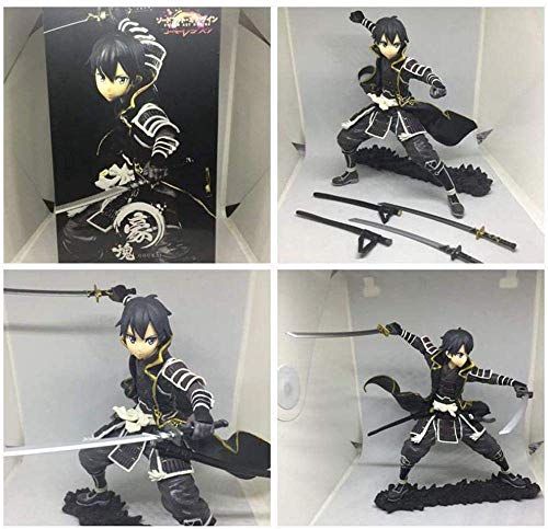 WMYATING Realista y Divertido Anime Sword Art Online Kirito Cuarta generación Ver.goukai Warrior 1/6 PVC Sao Asuna Figura Modelo