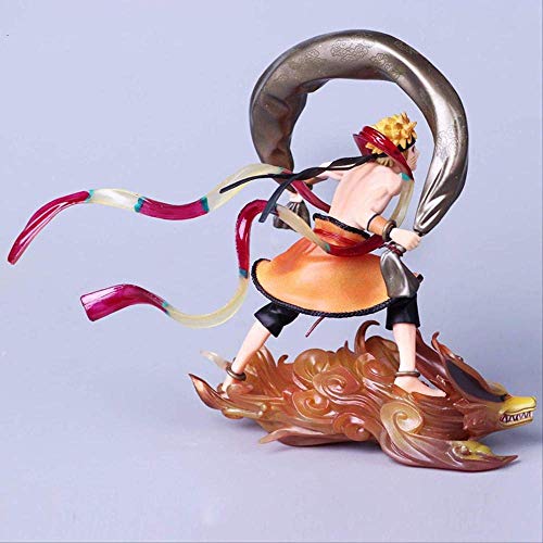 WMYATING Realista y Divertido Figura de Anime Naruto Modelo Uzumaki Aeolus Sasuke Thor GK 18cmstatique Juguetes coleccionables para niños Modelo de muñeca