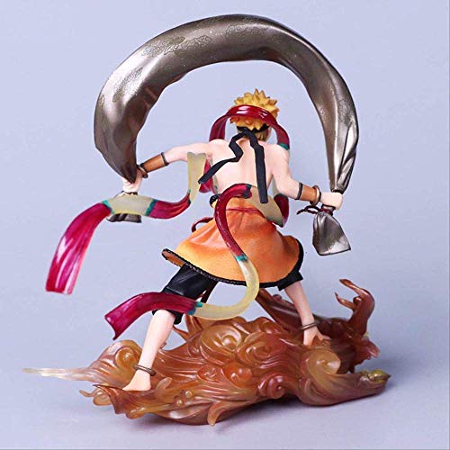 WMYATING Realista y Divertido Figura de Anime Naruto Modelo Uzumaki Aeolus Sasuke Thor GK 18cmstatique Juguetes coleccionables para niños Modelo de muñeca