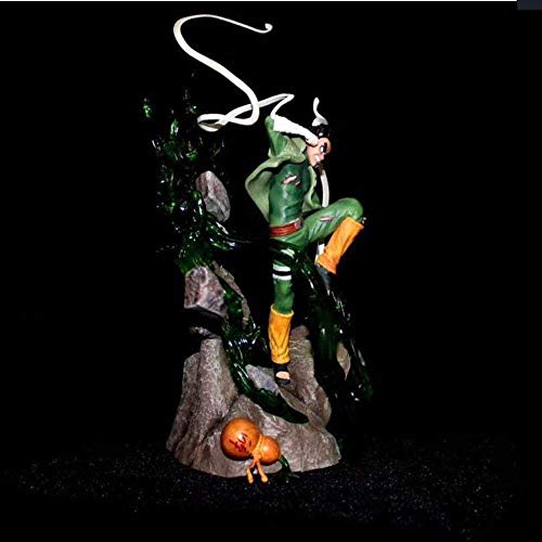 WMYATING Realista y Divertido Naruto Shippuden Rock Lee DX Ocho Puertas Interiores GK Statuereuction Figura 32cm Anime Coleccionable Modelo Muñeca Juguetes Regalo