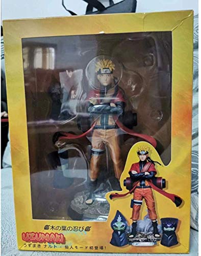 WMYATING Realista y Divertido Personajes de Anime Naruto Fairy Naruto Uzumaki Premium Boxed Foto Modelo de Juguete Estatua Muñeca Escultura Altura 22 cm