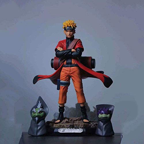 WMYATING Realista y Divertido Personajes de Anime Naruto Fairy Naruto Uzumaki Premium Boxed Foto Modelo de Juguete Estatua Muñeca Escultura Altura 22 cm