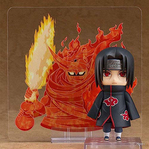 WMYATING Realista y Divertido Personajes de Anime Naruto Uchiha Itachi Edición Premium Foto en Caja Modelo de Juguete Estatua Muñeca Muñeca Escultura Altura 10 cm