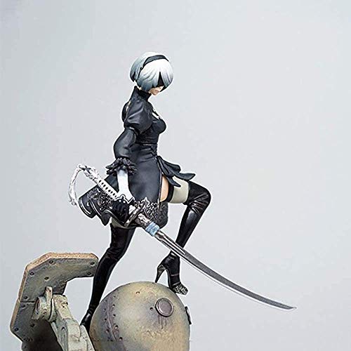 WMYATING Realista y Divertido Yorha Nier Automata PVC Figura Coleccionable Modelo de Juguete Modelo de Dibujos Animados Anime Gran Regalo 14 cm