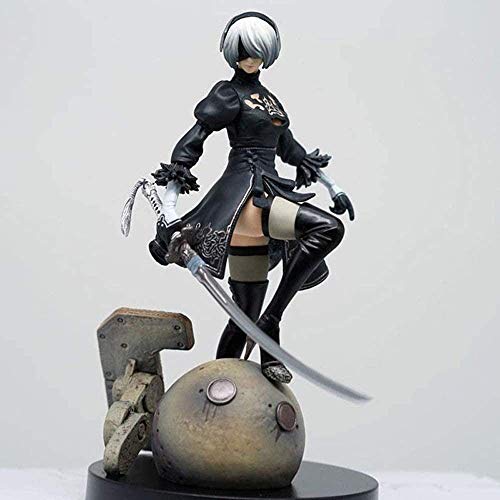 WMYATING Realista y Divertido Yorha Nier Automata PVC Figura Coleccionable Modelo de Juguete Modelo de Dibujos Animados Anime Gran Regalo 14 cm