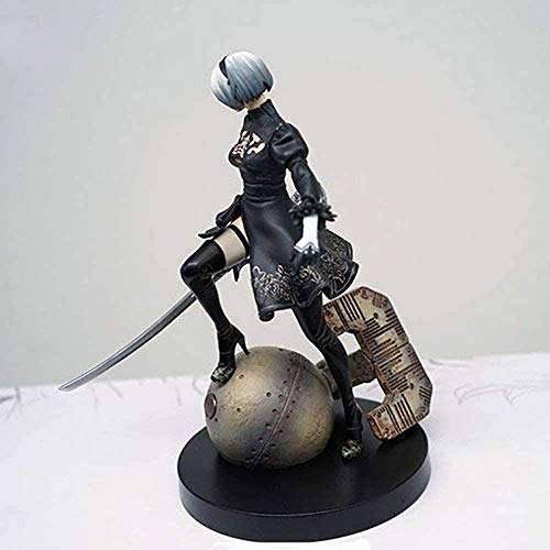 WMYATING Realista y Divertido Yorha Nier Automata PVC Figura Coleccionable Modelo de Juguete Modelo de Dibujos Animados Anime Gran Regalo 14 cm