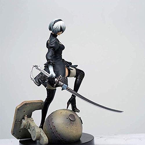 WMYATING Realista y Divertido Yorha Nier Automata PVC Figura Coleccionable Modelo de Juguete Modelo de Dibujos Animados Anime Gran Regalo 14 cm