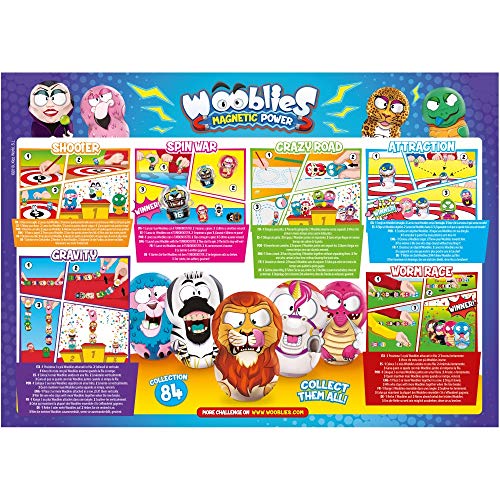 WOOBLIES Serie 1 : Turbo Lanzador con 3 Figuras COLECIONABLES