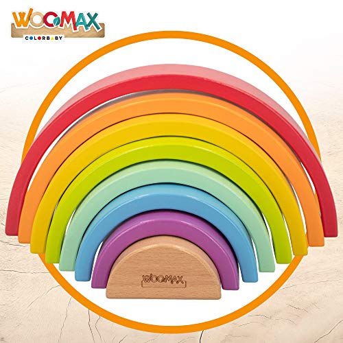 WOOMAX - Arcoíris de madera woomax (46479)