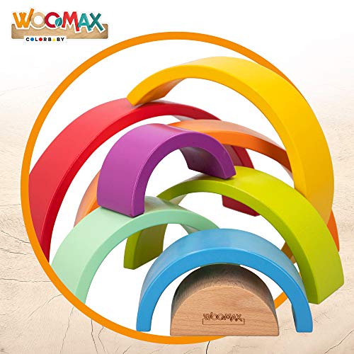 WOOMAX - Arcoíris de madera woomax (46479)