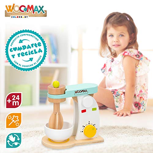 WOOMAX - Batidora con accesorios de madera woomax (46466)