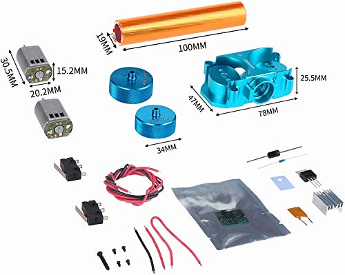 WORKER Kit de montaje para rueda Flywheel para Nerf N-Strike Elite Modify Infinus Diamond Pattern