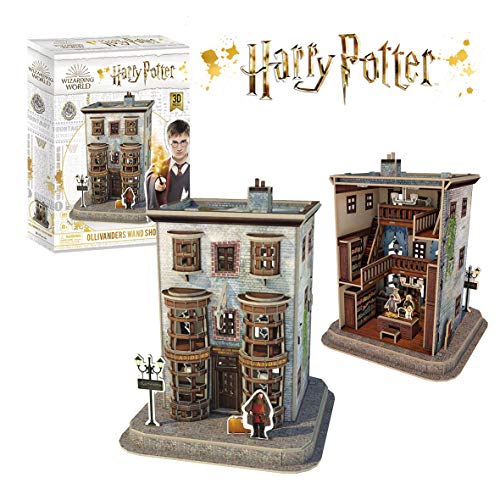 World Brands Tienda de Varitas de Ollivanders Harry Potter, Cubic Fun, puzle, rompecabezas, maquetas para montar, puzzles 3D, kit de construcción, multicolor DS1006H