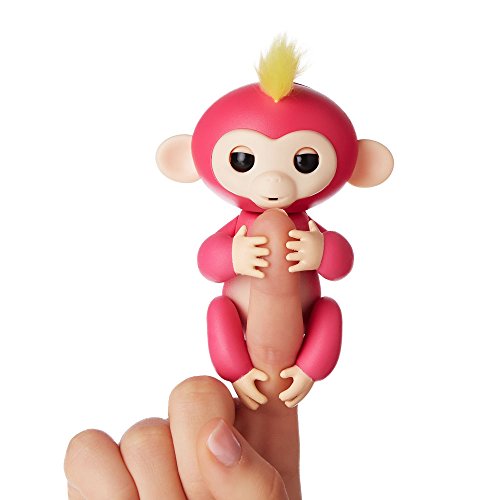 WowWee - Fingerlings Interactivo bebé mono, Rosado (3705)