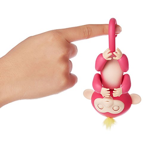 WowWee - Fingerlings Interactivo bebé mono, Rosado (3705)