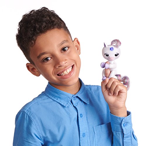 Wowwee- Mackenzie Mascota Interactiva, Color Blanco con luz (3728)