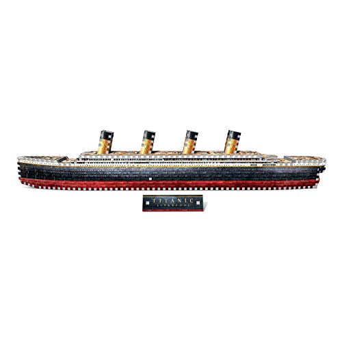 Wrebbit 3D Puzzle- Wrebbit 3D Titanic Puzzle de 440 Piezas