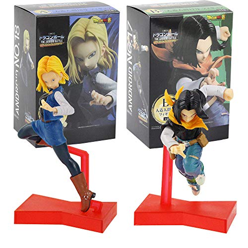 WUluMEI Dragon Ball Super Figures Battle Artificial Human Lapis Lazuli Anime Beauty Modelo Juguetes-Android 18 con Caja