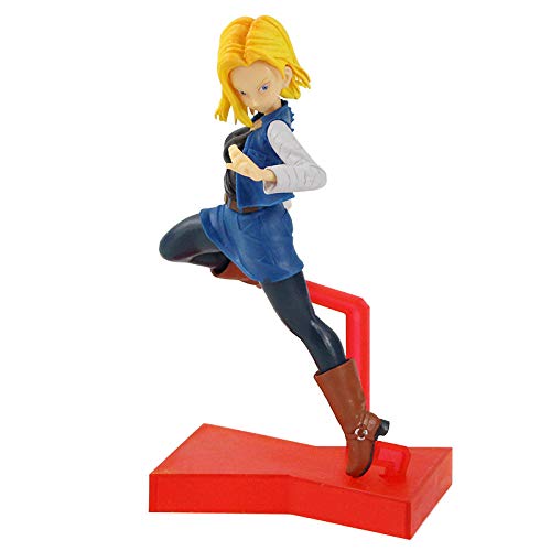 WUluMEI Dragon Ball Super Figures Battle Artificial Human Lapis Lazuli Anime Beauty Modelo Juguetes-Android 18 con Caja