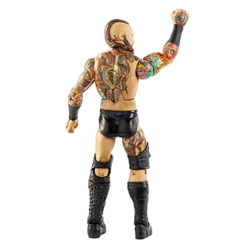 WWE Élite Figura Aleister Black, muñeco articulado de juguete con accesorios (Mattel GVB64)