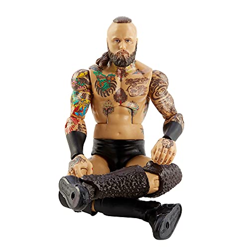 WWE Élite Figura Aleister Black, muñeco articulado de juguete con accesorios (Mattel GVB64)