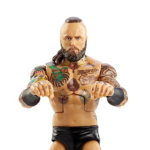 WWE Élite Figura Aleister Black, muñeco articulado de juguete con accesorios (Mattel GVB64)