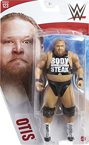 WWE Figura de acción Otis, muñeco articulado de juguete para niños +6 años (Mattel GTG50)