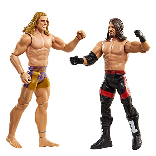 WWE Pack 2 figuras 11, muñecos articulados de juguete con accesorios (Mattel GVJ21)