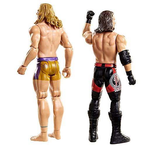 WWE Pack 2 figuras 11, muñecos articulados de juguete con accesorios (Mattel GVJ21)