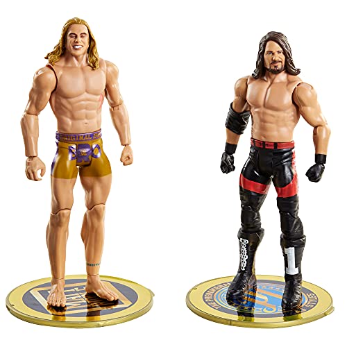 WWE Pack 2 figuras 11, muñecos articulados de juguete con accesorios (Mattel GVJ21)