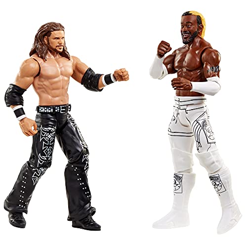 WWE Pack 2 figuras 11, muñecos articulados de juguete con accesorios (Mattel GVJ22)