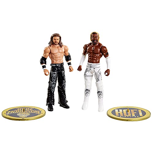 WWE Pack 2 figuras 11, muñecos articulados de juguete con accesorios (Mattel GVJ22)