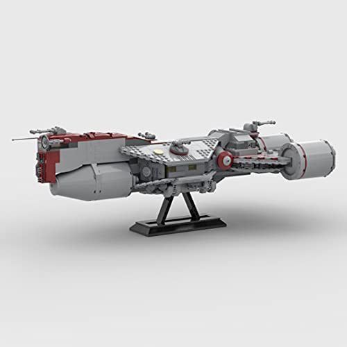 WWEI Modelo de nave espacial tecnológica, 1207 bloques de construcción de consular clase cruiser, MOC-80689, compatible con Lego Star Wars