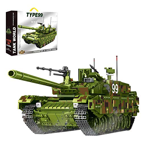 WWEI Técnica militar tanque, bloques de construcción, 1600 piezas, WW2, armas, modelo de armas, juguete para niños y adultos, compatible con Lego