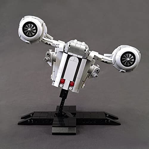 WWEI Última tecnología Razor Crest de construcción nave espacial, 2070 piezas, compatible con Lego 75292