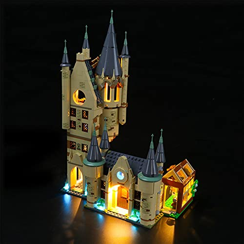 WXFN Kit de iluminación para la Torre de astronomía de Harry Potter Hogwarts - Compatible con Lego 75969 (NO Incluye el Modelo)