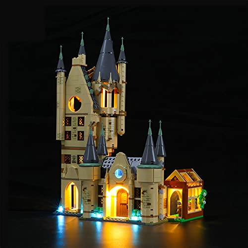 WXFN Kit de iluminación para la Torre de astronomía de Harry Potter Hogwarts - Compatible con Lego 75969 (NO Incluye el Modelo)