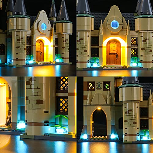 WXFN Kit de iluminación para la Torre de astronomía de Harry Potter Hogwarts - Compatible con Lego 75969 (NO Incluye el Modelo)