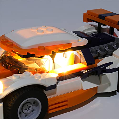 WXFN Kit de luz LED (Creator Sunset Track Racer) Bloques de construcción Modelo - Conjunto de luz Compatible con Lego 31089 (no Incluido el Modelo)