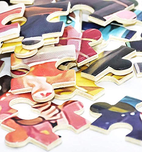 WXLSL Puzzles Rompecabezas De 1000 Piezas Dragón Blanco En La Librería Rompecabezas para Adultos Rompecabezas para Niños Rompecabezas De Madera Juguete DIY Kit Decoración para El Hogar