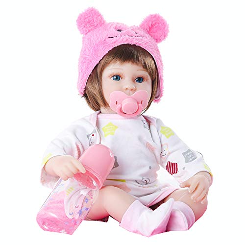 WY-SYY Muñecas para niñas Super Cute Muñeca Interactiva superheroína Gabi con biberón mágico y Accesorios Muñecas Niñas 3 años Muñecas bebé recién Nacido para niños niñas,Rosado